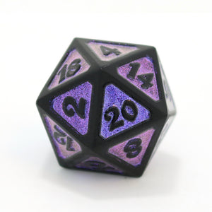 Single d20 - Dreamscape Nightshade - Die Hard Dice